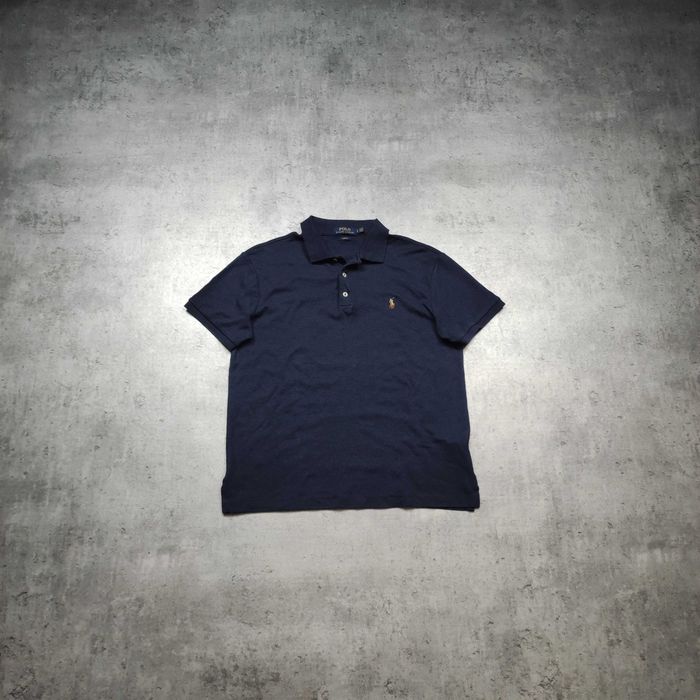 MĘSKA Koszulka PREMIUM Elegancka Polo Bawełna Slim Fit Ralph Lauren RL