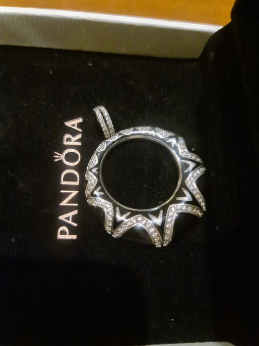 Okazja! Duża Zawieszka srebrna pr925 z ceramiką wisior Pandora