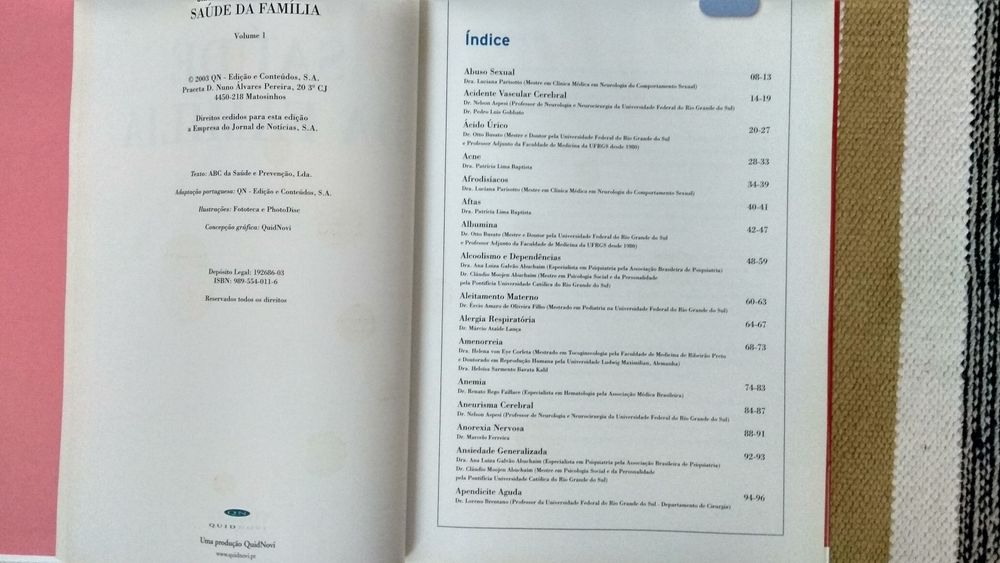 "Grande Enciclopédia Médica - Saúde da Família" Volume 1