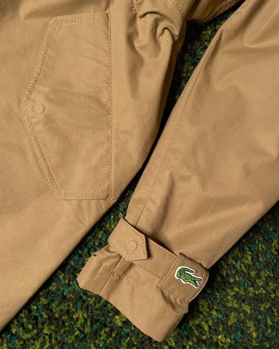 Тренч Lacoste Unisex Lightweight Canvas Coat Brown (new) | ORIGINAL