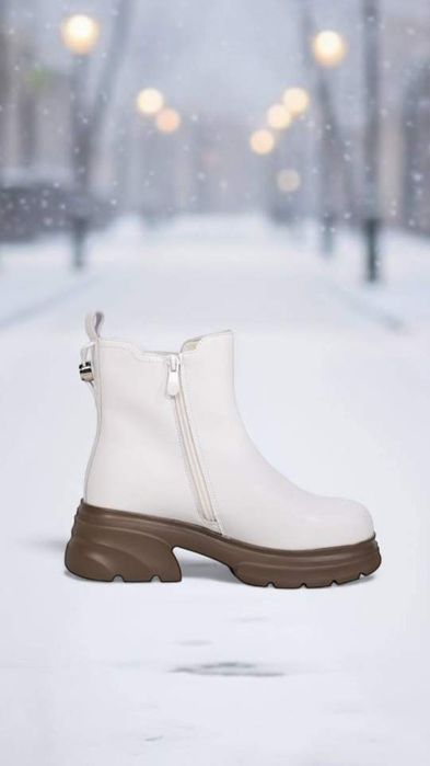 Черевики жіночі. Зимові. Натуральна шкіра.