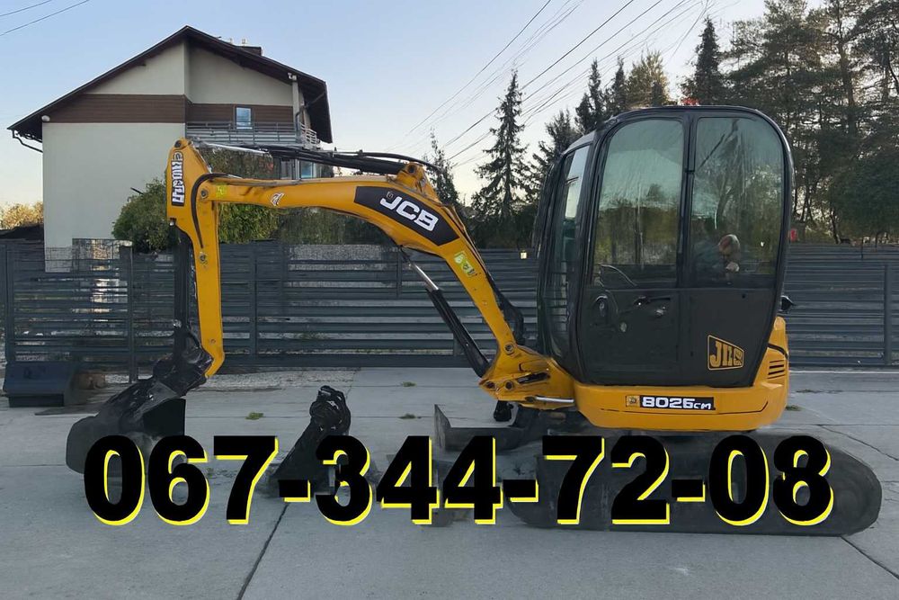 Послуги мініекскаватора JCB 8025