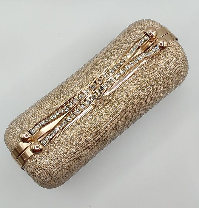 Torebka brokatowa kuferek