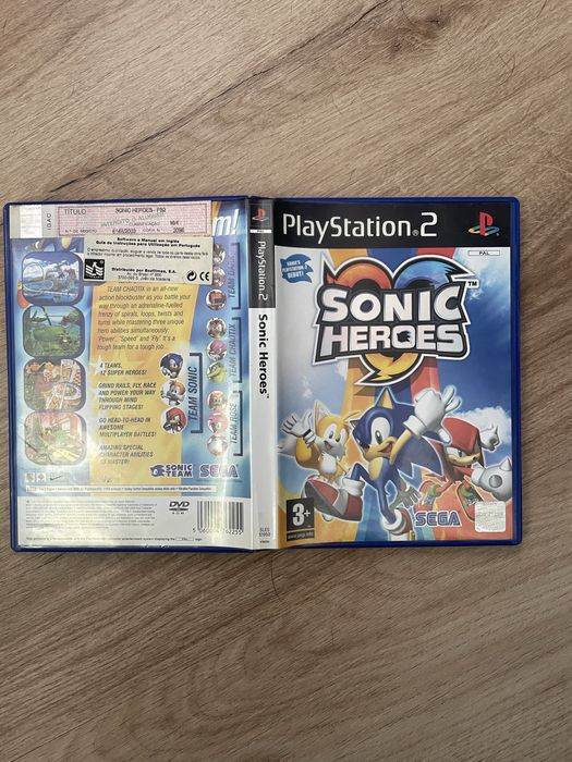 Jogo Sonic Heroes Playstation 2 (CIB)