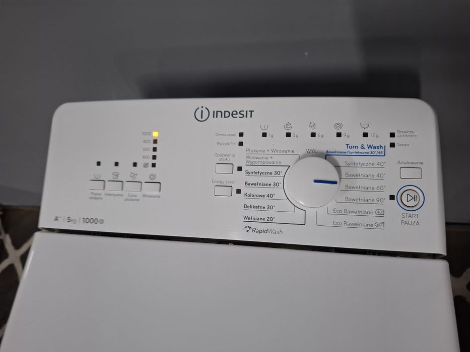 Indesit pralka od góry 5kg zadbana bardzo czysta