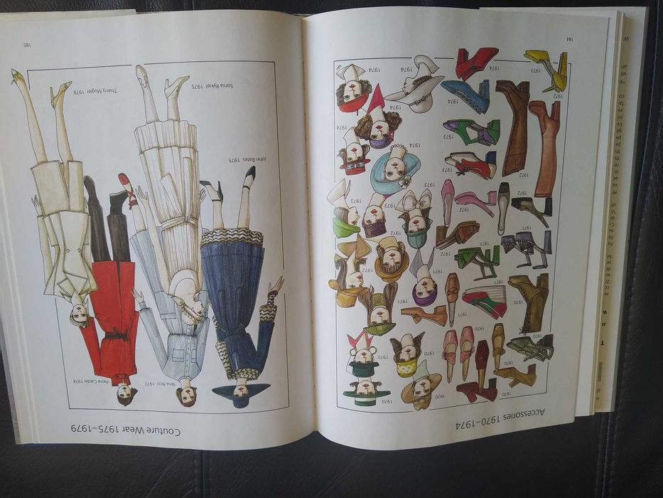 Moda seculo XX - 20th Century Fashion. 1.100 ilustrações coloridas