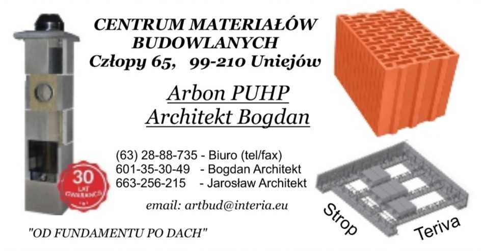 Pustak ceramiczny Termoton 25 P+W Owczary cegła dostawa