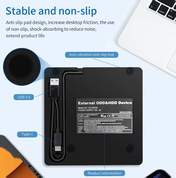 Зовнішній DVD + RW привід