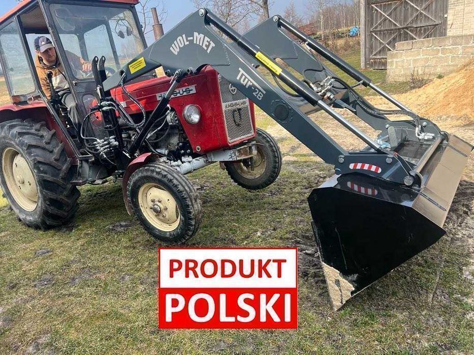 PROMOCJA-Ładowacz czołowy WOLMET 2B euro ramka-DOSTAWA pod adres-MONTAŻ tur c330 tur c360 tur ursus tur zetor 5011 ZETOR 7011