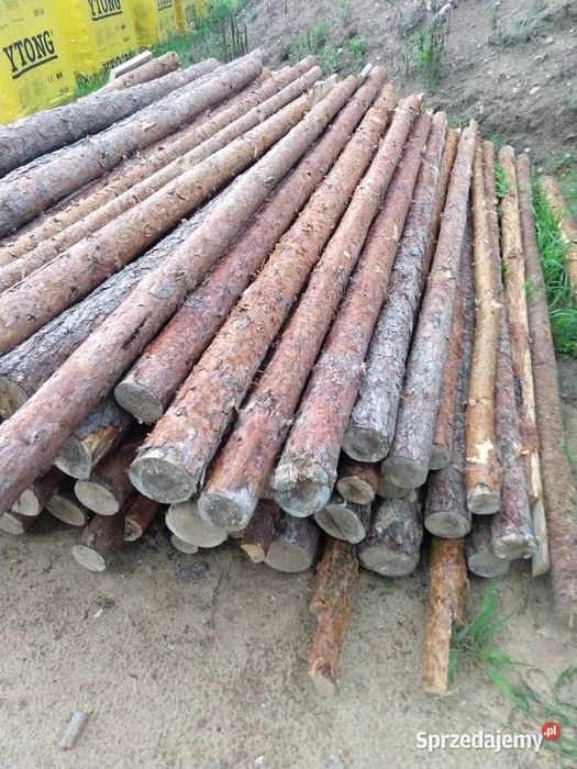 stemple budowlane drewniane ok  120 szł . cena za sztuke 10 zł