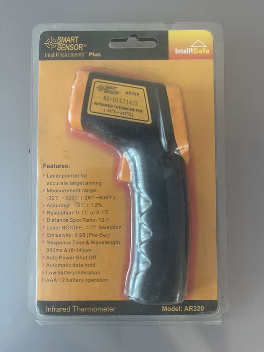 Інфрачервоний термометр пірометр Smart Sensor AR320