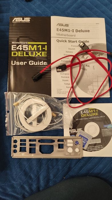 Płyta główna Asus E45M1-I Deluxe (CPU) + WiFi | Idealna do NAS!