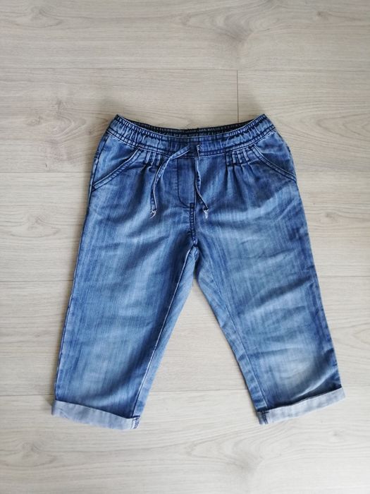 ZESTAW UBRAŃ rozm 128 sukienki spodnie jeansy bermudy RESERVED H&M