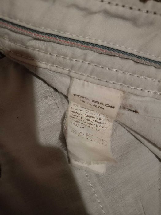 Spodnie męskie bezowe