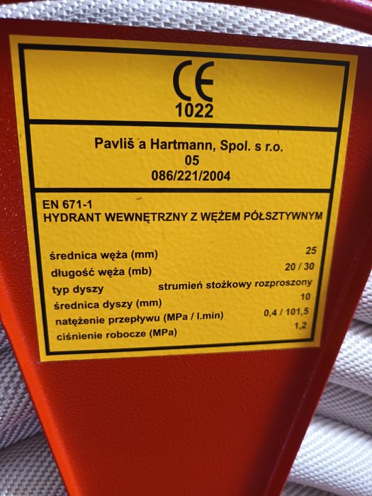 Hydrant wewnętrzny DN25