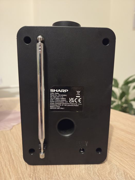 Sharp Radioodbiornik Dab+, FM Bluetooth Nowy