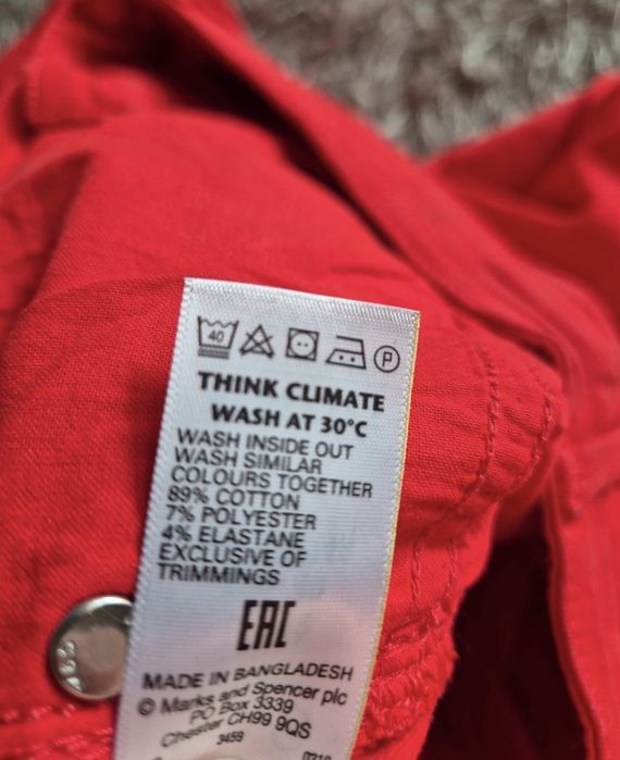 Spodenki czerwone, M&S,r.M