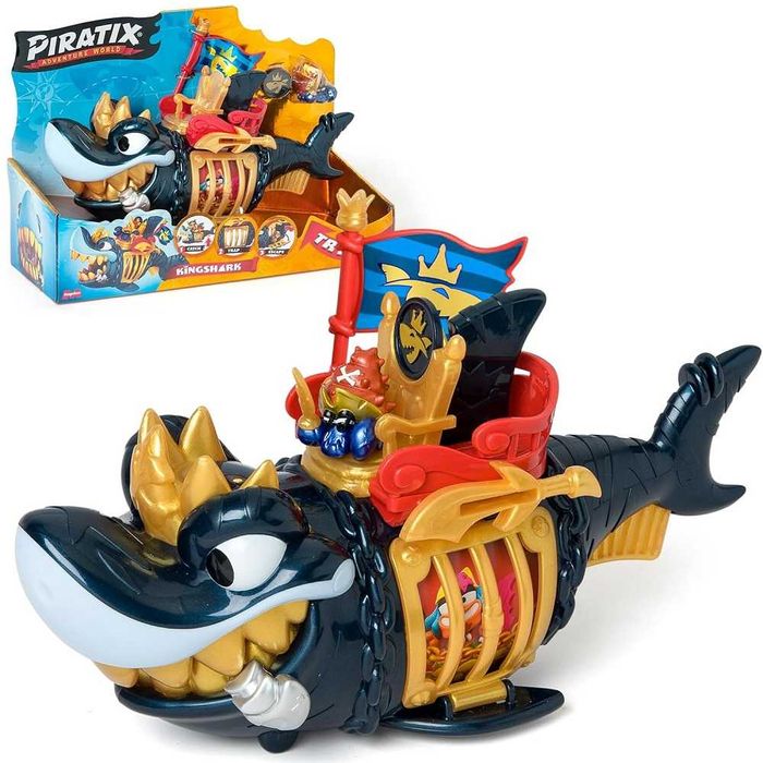 Piratix King Shark Golden Teeth Zestaw Rekin + figurka