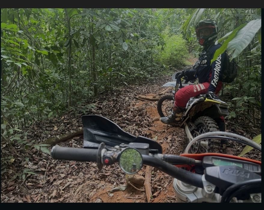 Espelhos estilo Supermotar/Enduro 50mm