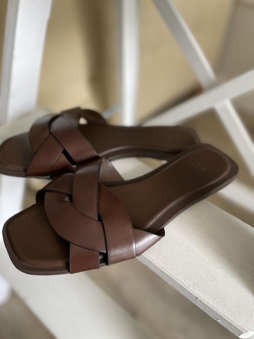 Plecione klapki h&m rozm 35
