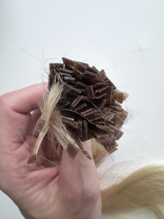 Włosy naturalne dziecięce farbowane