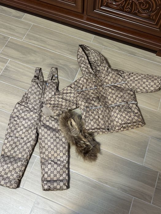 Зимовий комбінезон 104 розмір, на пуху теплий