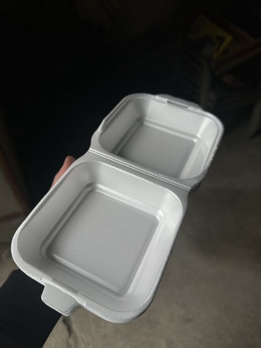 Styropianowe opakowania pudełka na wynos gastronomia restauracja food