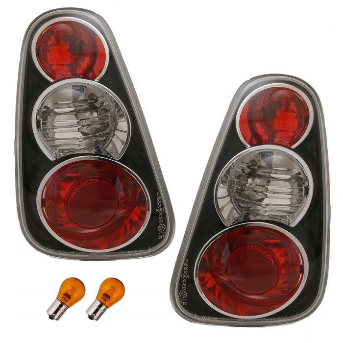 Lampy tyl ne kpl Lexus-look Black Tuning Mini Cooper r50 r52 r53 2001-2004