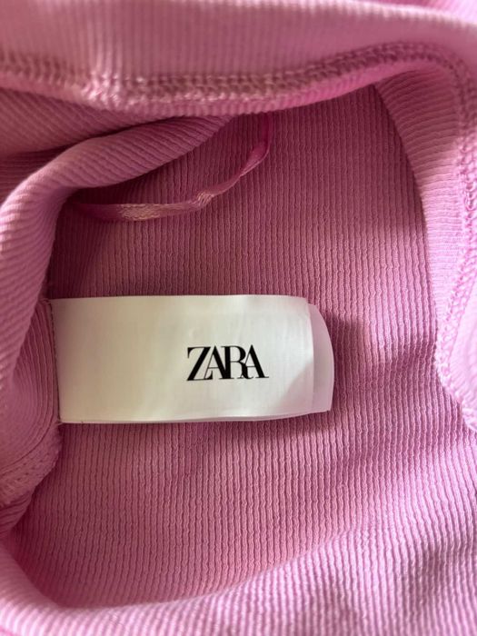 ZARA Топ із коміром хальтер і ремінцем ззаду