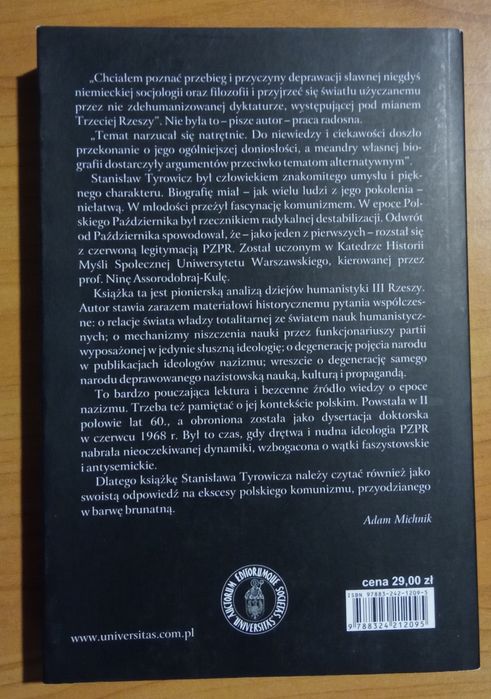 Światło wiedzy zdeprawowanej. Stanisław Tyrowicz