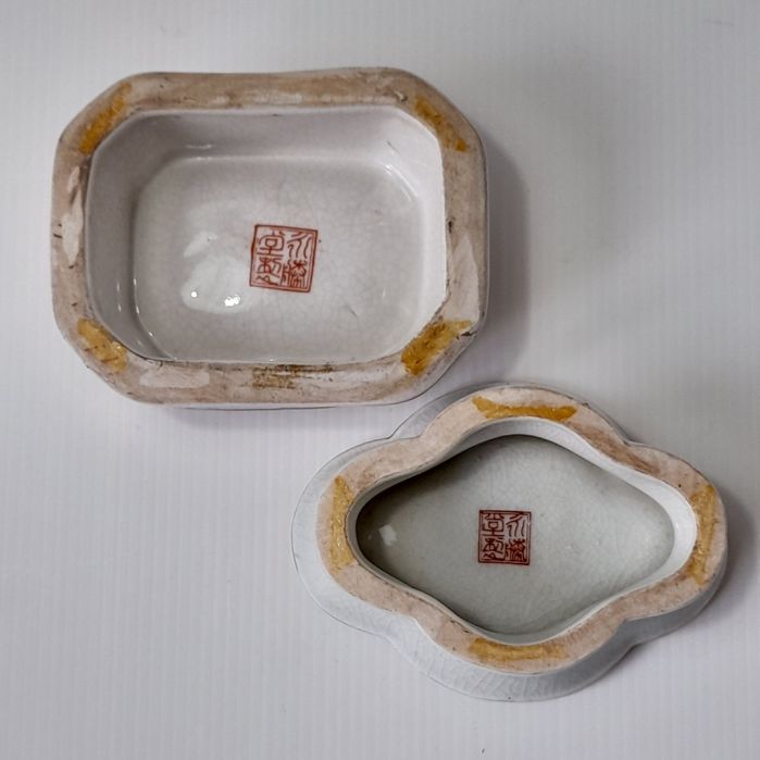 2 saleiros antigos chineses