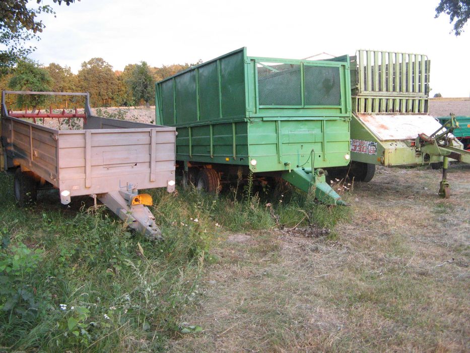 przyczepa objętościowa claas rozrzutnik tandem