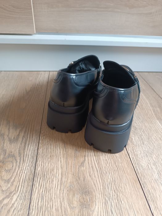 Czarne mokasyny rozmiar 45