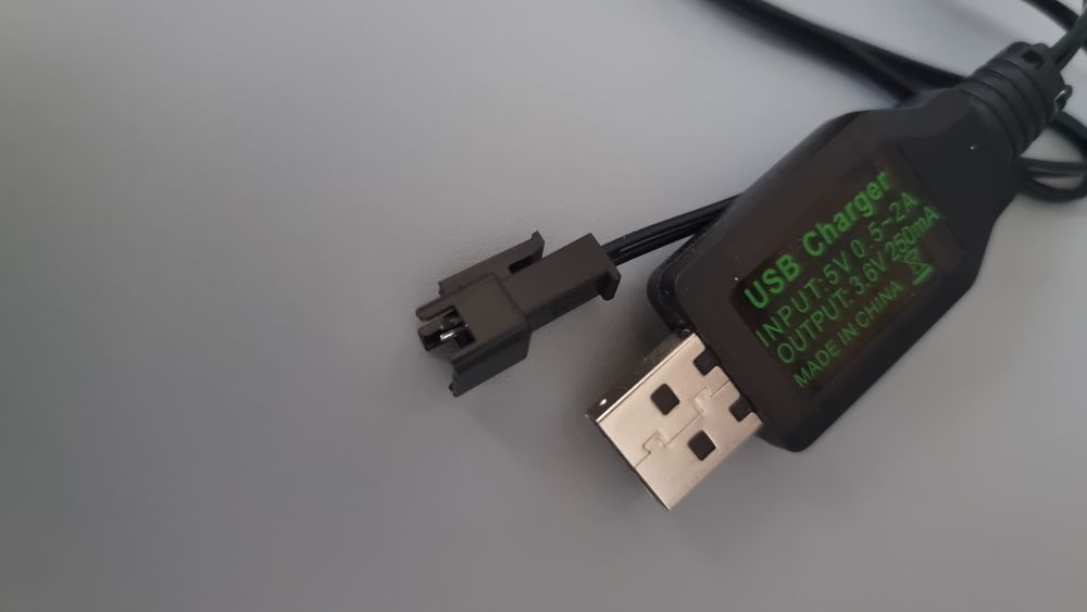 Gecoty  Bateria Ni-MH AA 3.6V 2400mAh – ładowalna z kablem USB