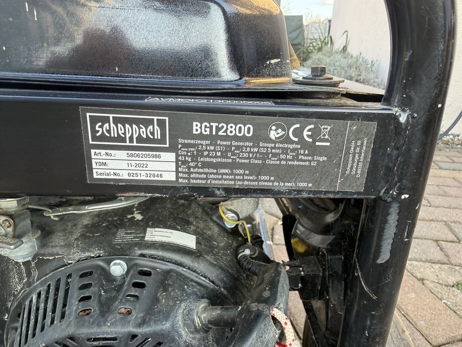 Agregat scheppach bgt2800