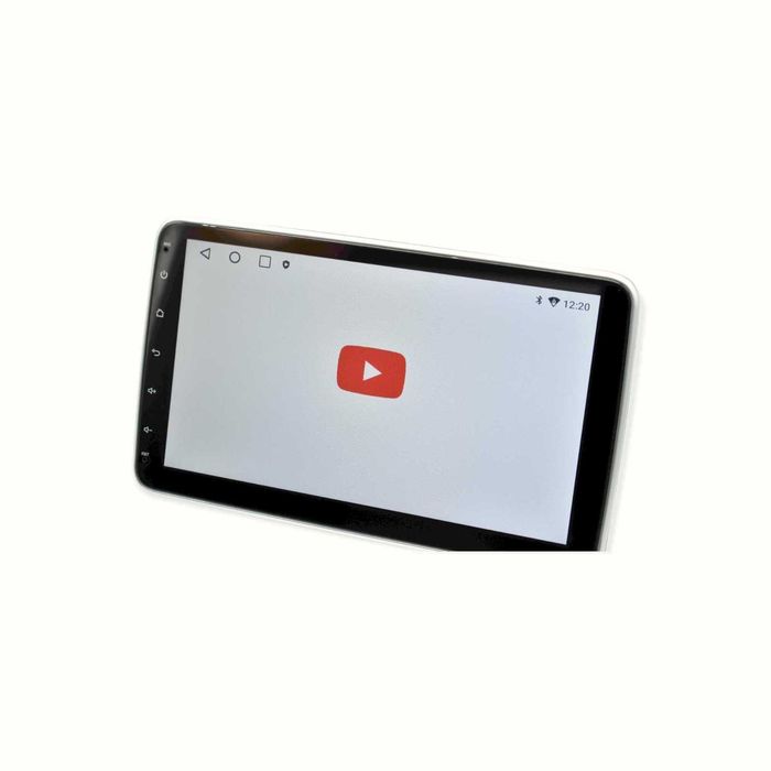 Rádio 1 DIN Android Ecrã 10" Ajustável – GPS Wi-Fi Bluetooth CarPlay