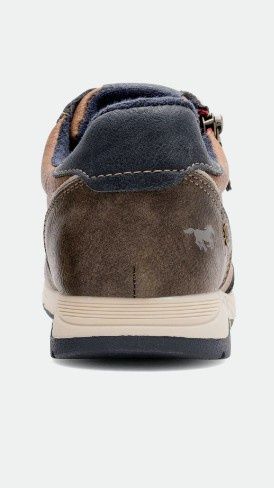 Sneakersy, buty MUSTANG brązowe 44