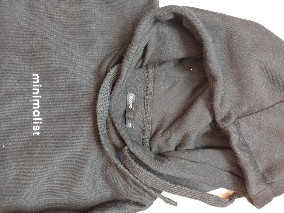 Bluza Cropp czarna  rozmiar XS