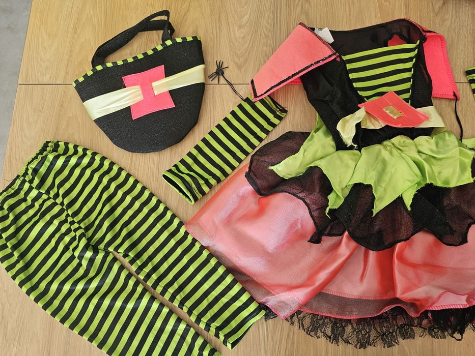 Strój na Halloween Wiedźma 4-6 lat