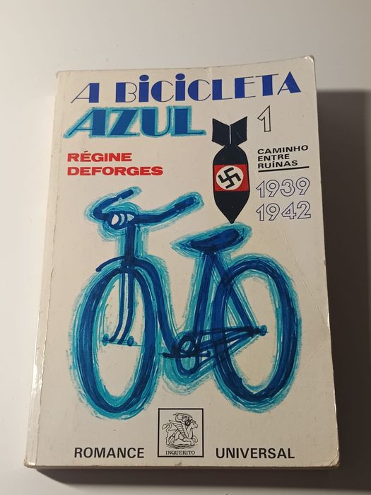 A bicicleta azul
