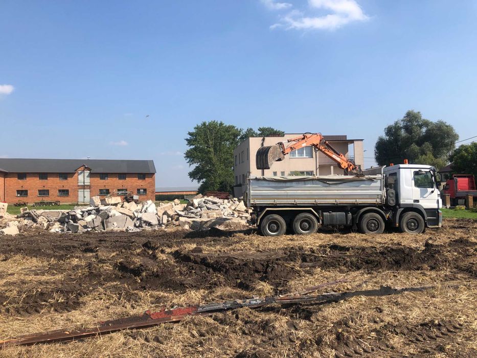 Wyburzenia , Prace rozbiórkowe , wykopy Montaż szamb