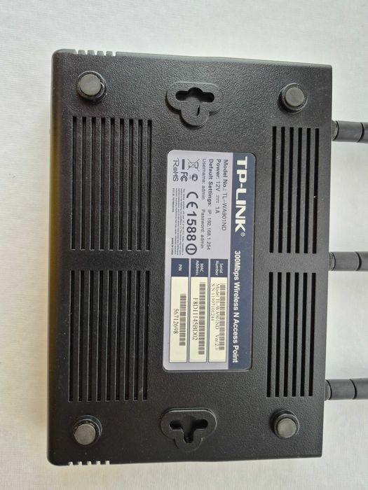 Точка доступу 300Mb/s TP-LINK TL-WA901ND v2 IEEE 802.11b/g/n. Робоча