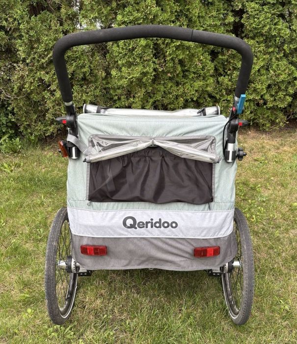 Przyczepka rowerowa Qeridoo Sportex 2, rocznik 2021
