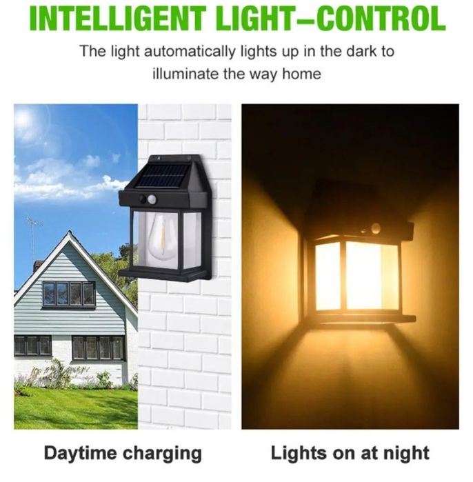 Lampka solarna czujnik ruchu 3 tryby