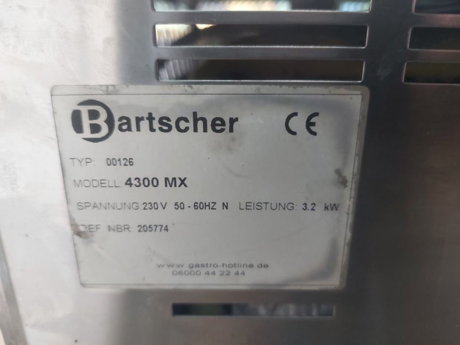 Пароконвектомат конвекційна піч з парозволоженням Bartscher 4300 MX 220В