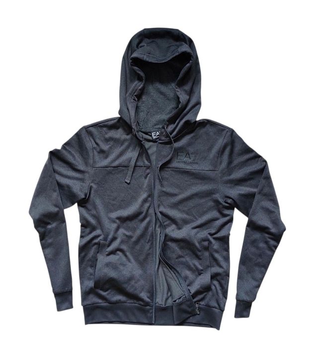 EA7 emporio armani bluza męska z kapturem śliska r. M