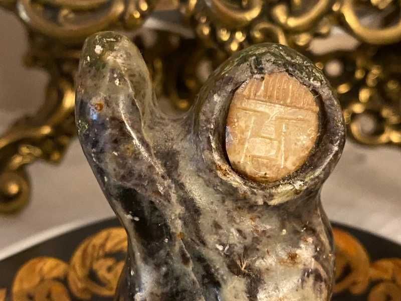 Escultura Inuit Original Ekemo – Pedra-Sabão (Alasca/Canadá)