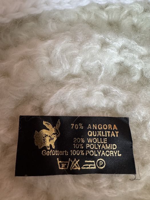 Damski beret z angory