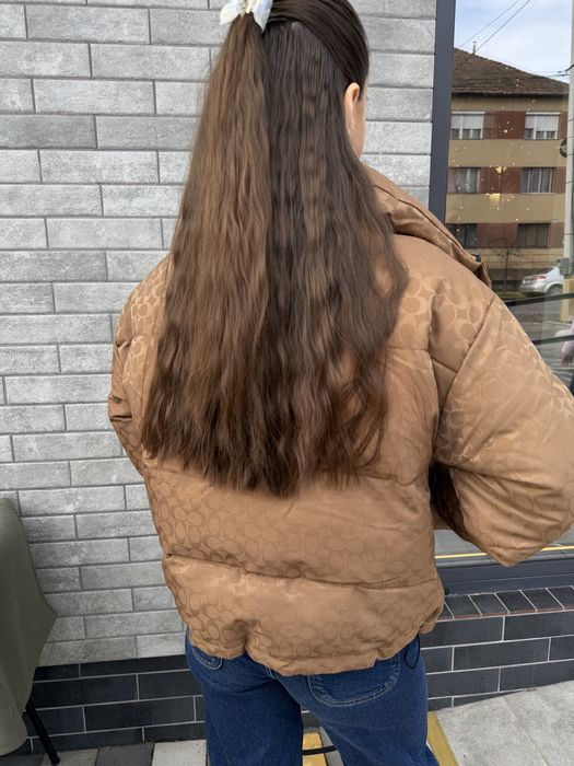 Коричнева куртка Coach S.