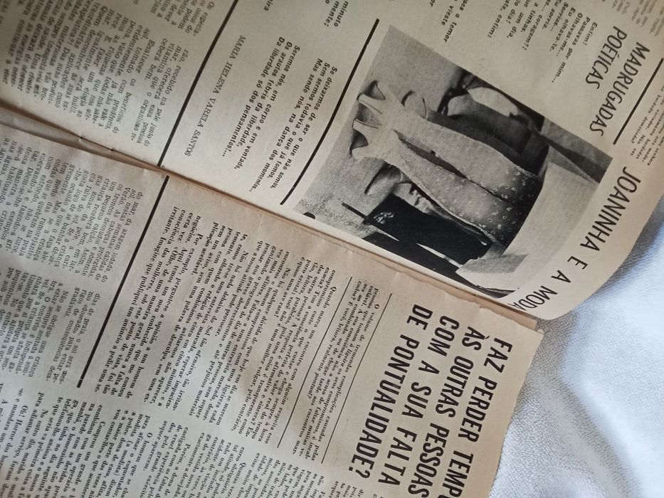 Revista de moda antiga